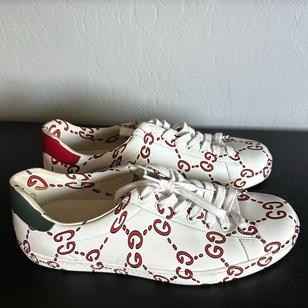 Gucci ace ghost gg sneakers